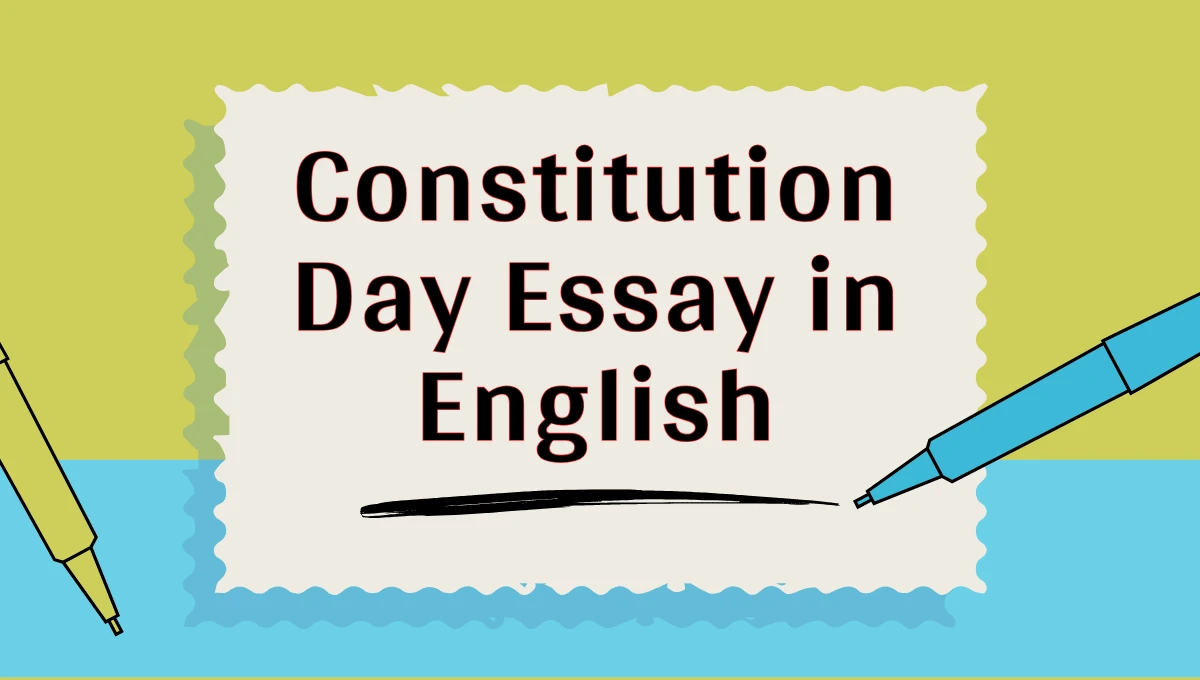 Constitution Day Essay in English