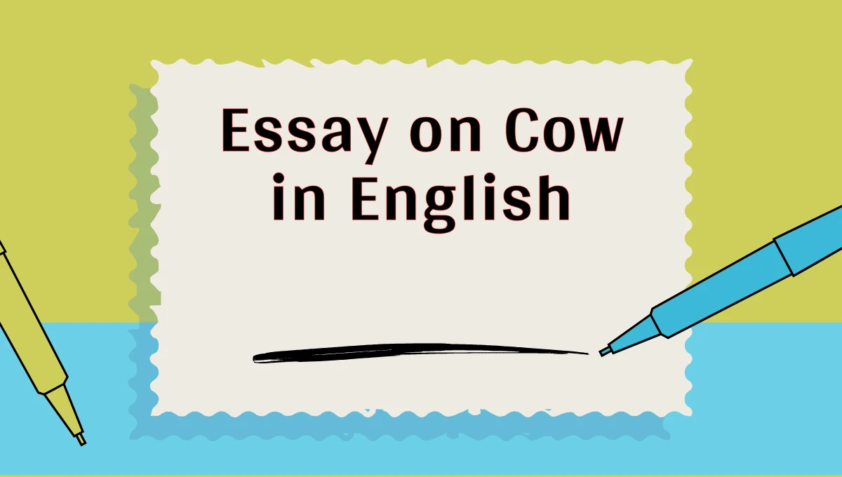 Essay on Cow in English