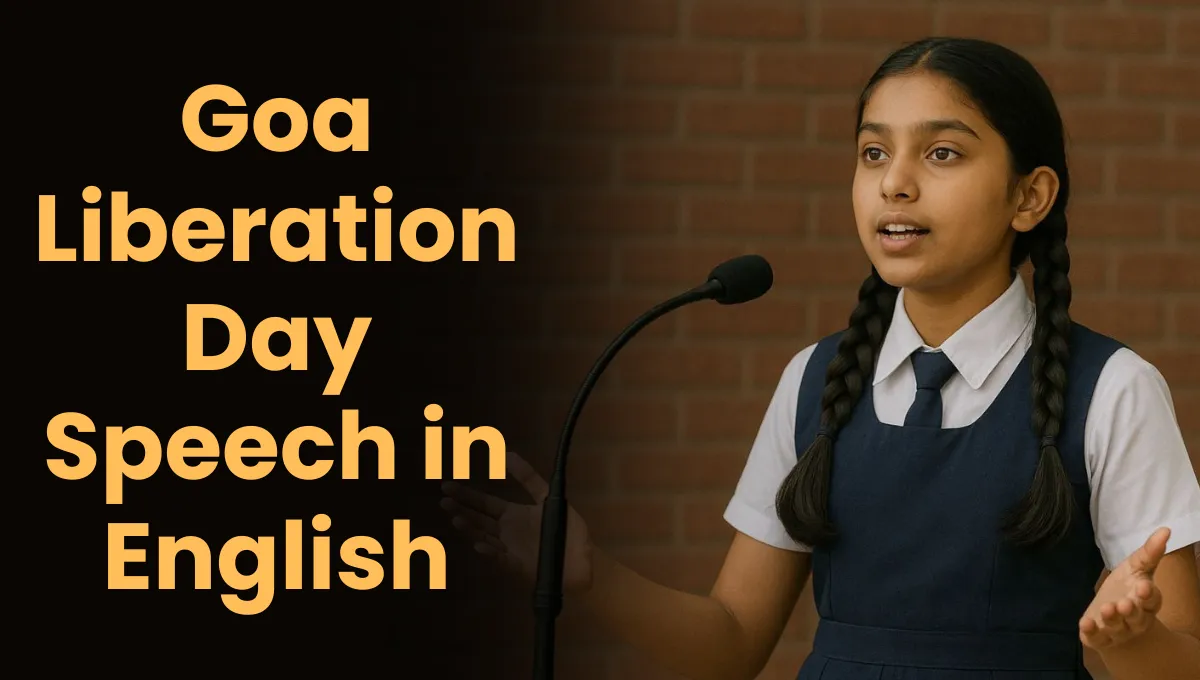 Goa Liberation Day Speech in English
