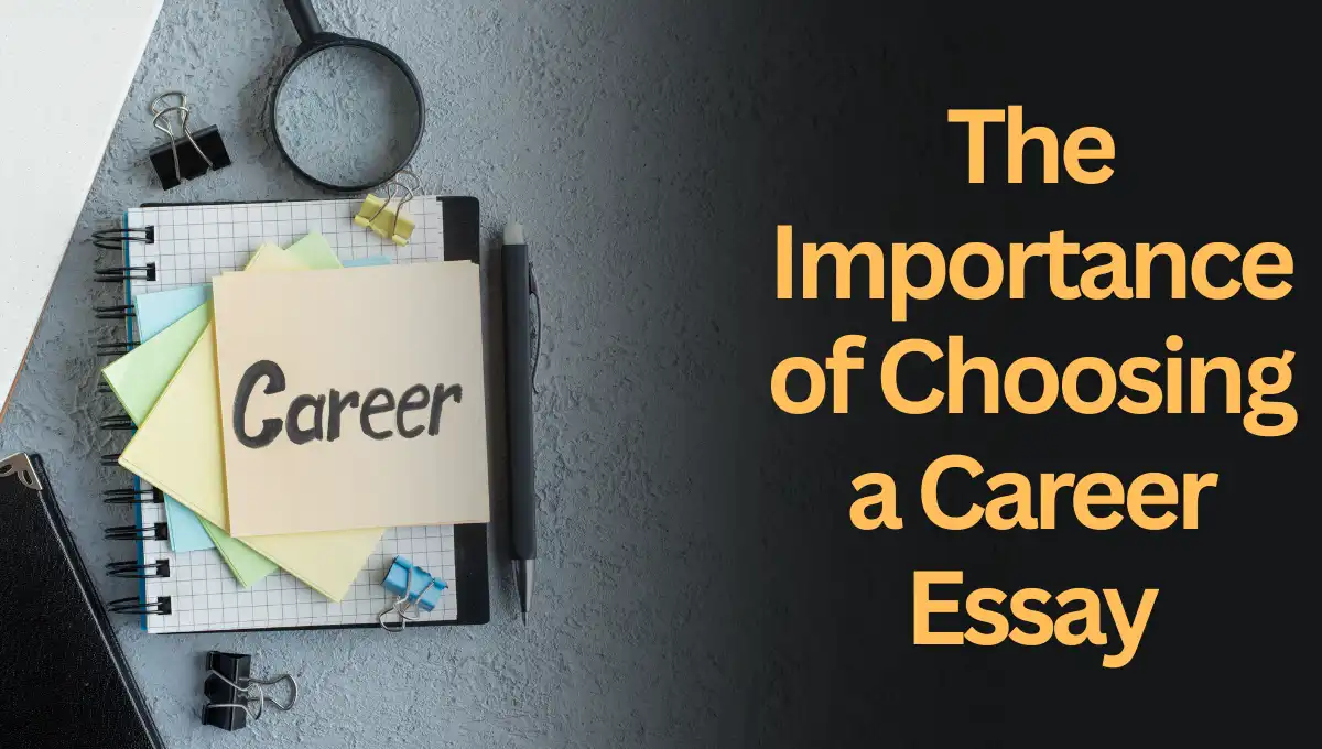 The Importance of Choosing a Career Essay in English