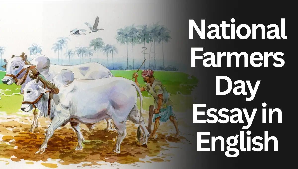 National Farmers Day Essay in English